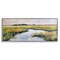 Stupell Industries Grassy Rural Marshlands Framed Giclee Wall Art Design by Nina Blue